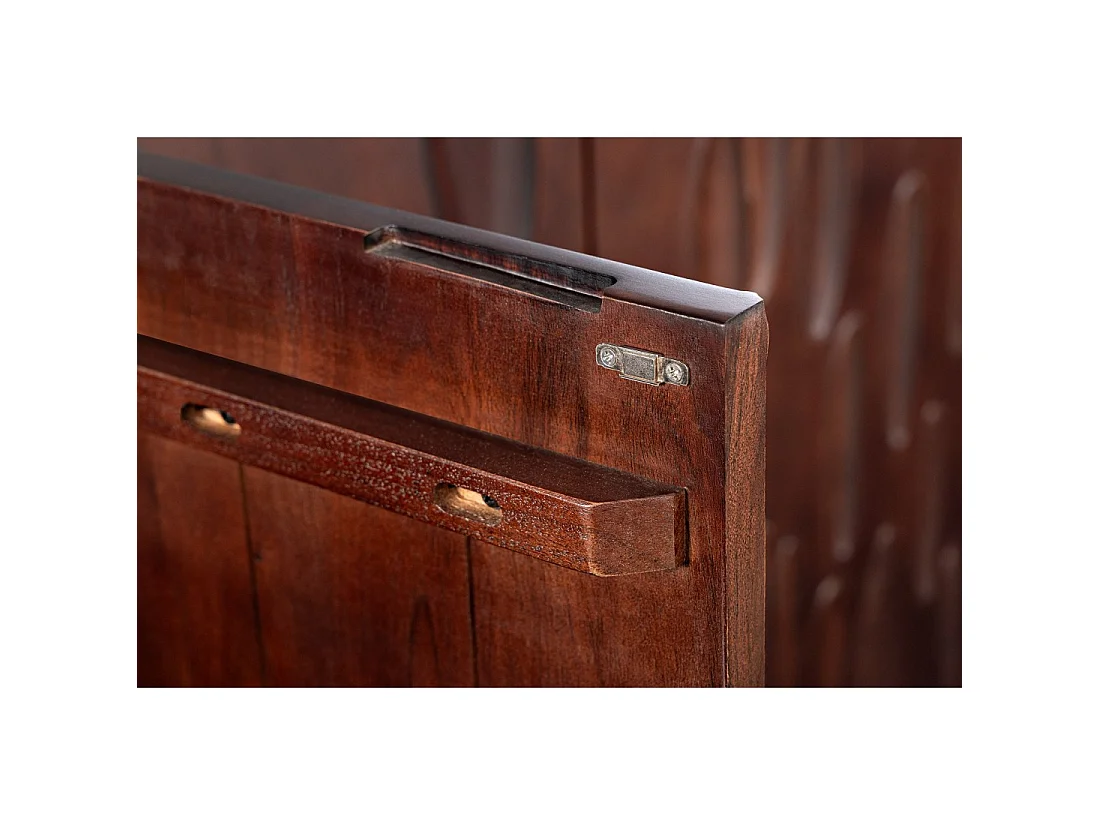 Buffet 175 cm 4 porte legno massiccio di acacia noce scuro – Collezione ORIGIN