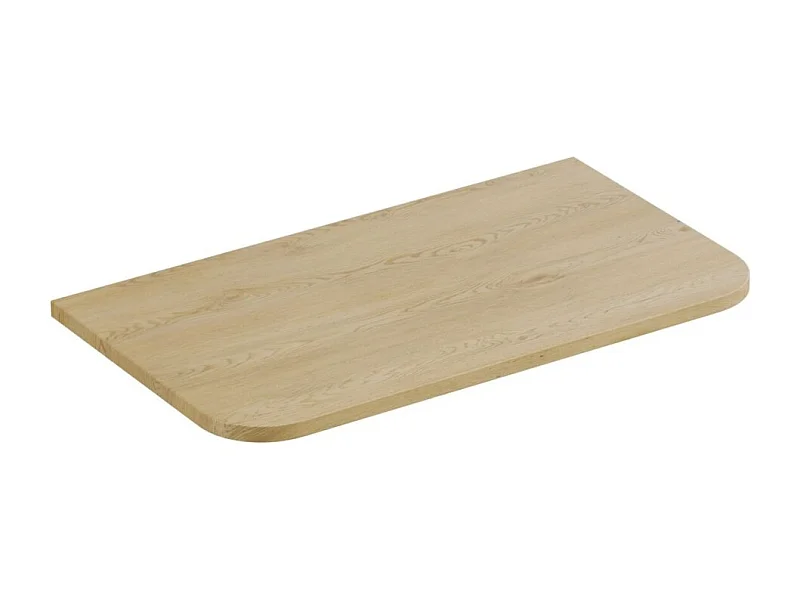 Plan wastafel KORI 80 cm licht eiken – Accessoire voor onderkast wastafel