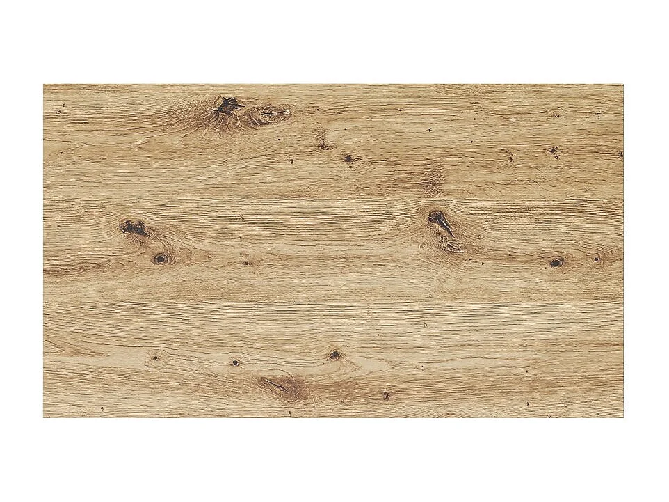 Plan voor onderbouw wastafelmeubel BRAZZA – 80 cm – Licht eiken – Dikte 2,5 cm – Te plaatsen