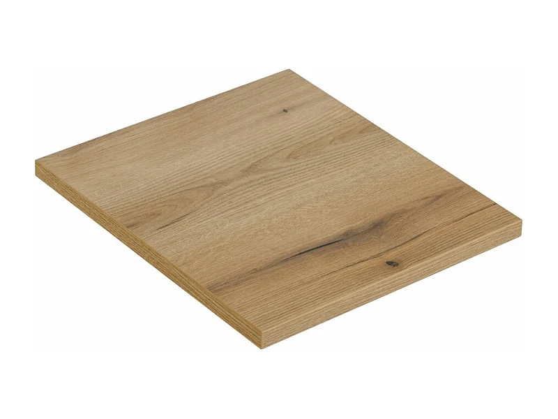 Plan vasque VANO – Kleur eiken – L50 × B40 × H2 cm – Opbouw