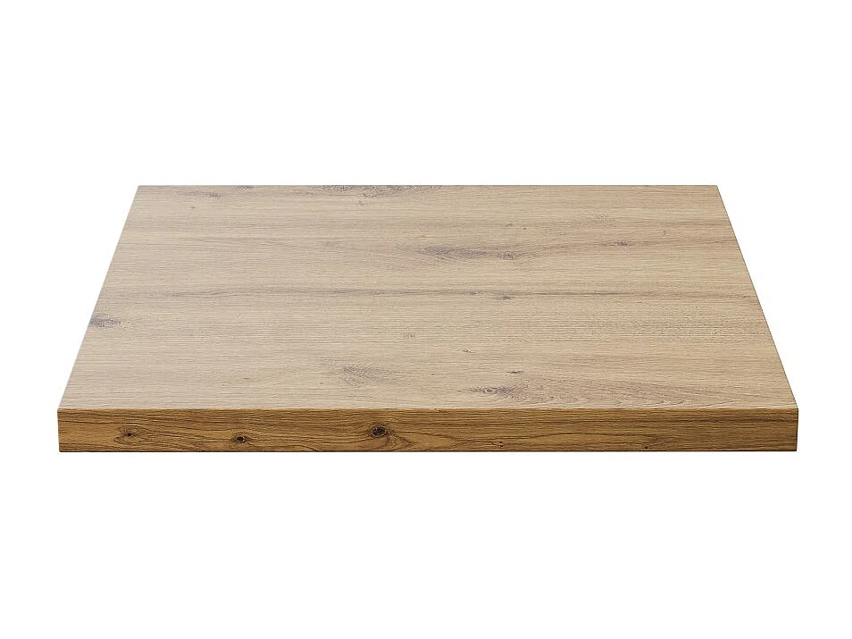 Plan voor onderkast wastafel BRAZZA – 40 cm – Licht eiken – Dikte 2,5 cm – Te plaatsen