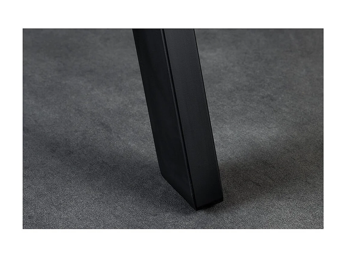 Table de salle à manger LODEN – Bois massif et métal – 140 cm – Ronde – Style industriel