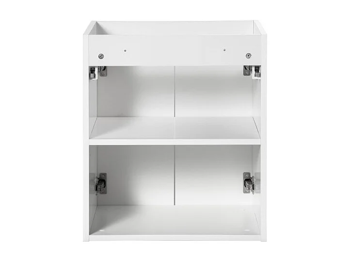 Meubel onder wastafel VANO - 2 deuren - Alpenwit - L50 × B39 × H57 cm - Om op te hangen