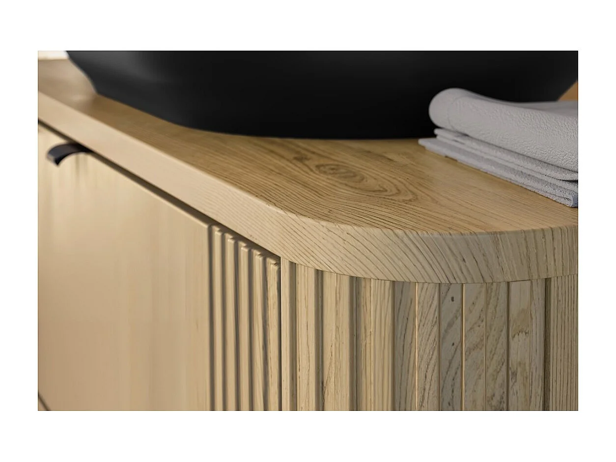 Ensemble de salle de bain KORI : meuble sous vasque 120cm + plan vasque