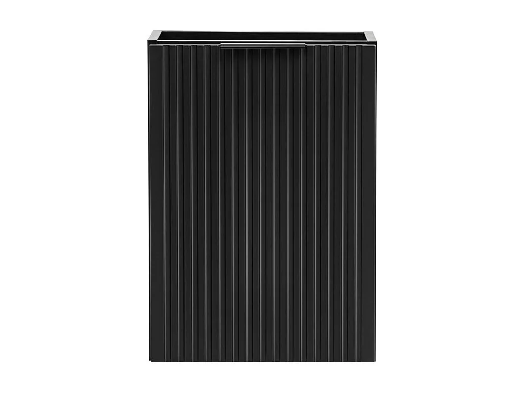 Meuble sous vasque NOXERA – 40 cm – 1 porte – Noir mat – Design compact et suspendu