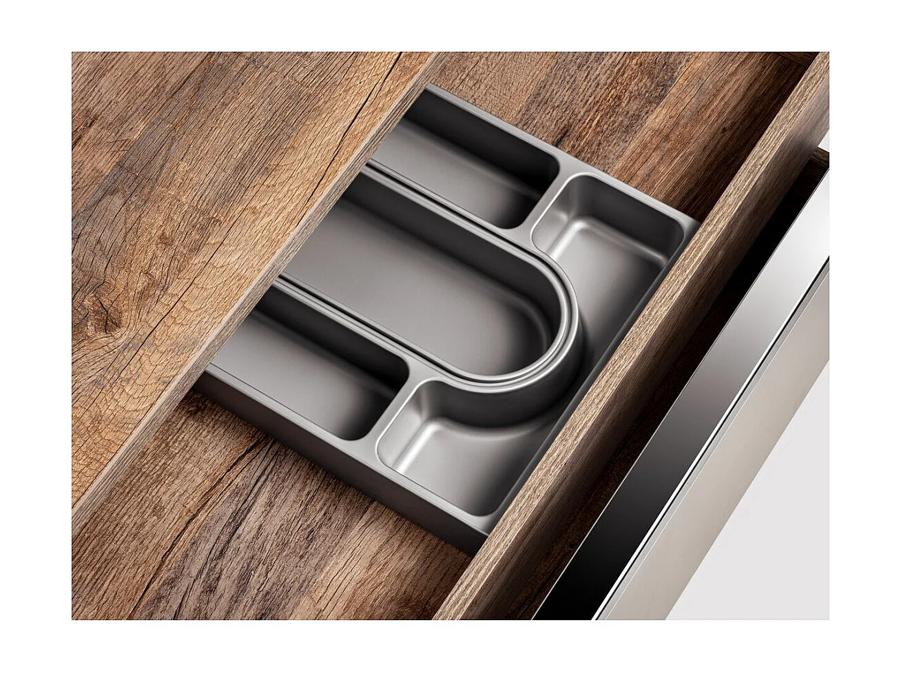 Meuble sous vasque VANTA taupe 80 cm – modèle suspendu avec 2 tiroirs