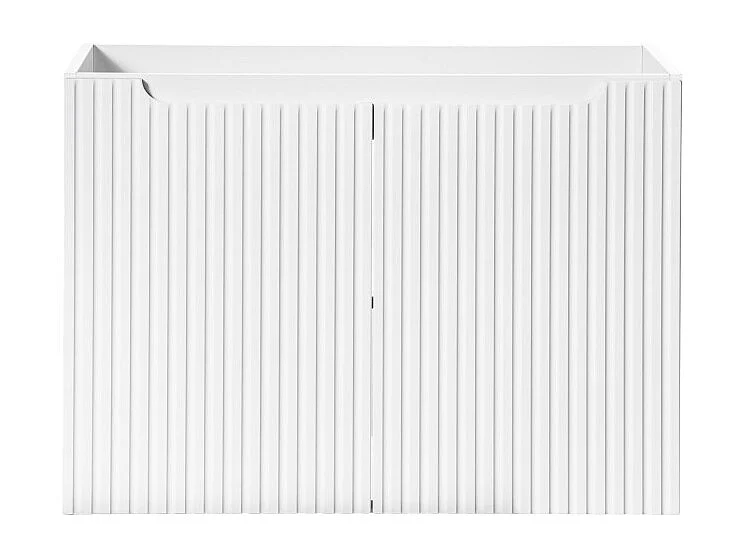 Meubel onder wastafel VANO – 2 deuren – Alpenwit – L80 × B39 × H57 cm – Om op te hangen