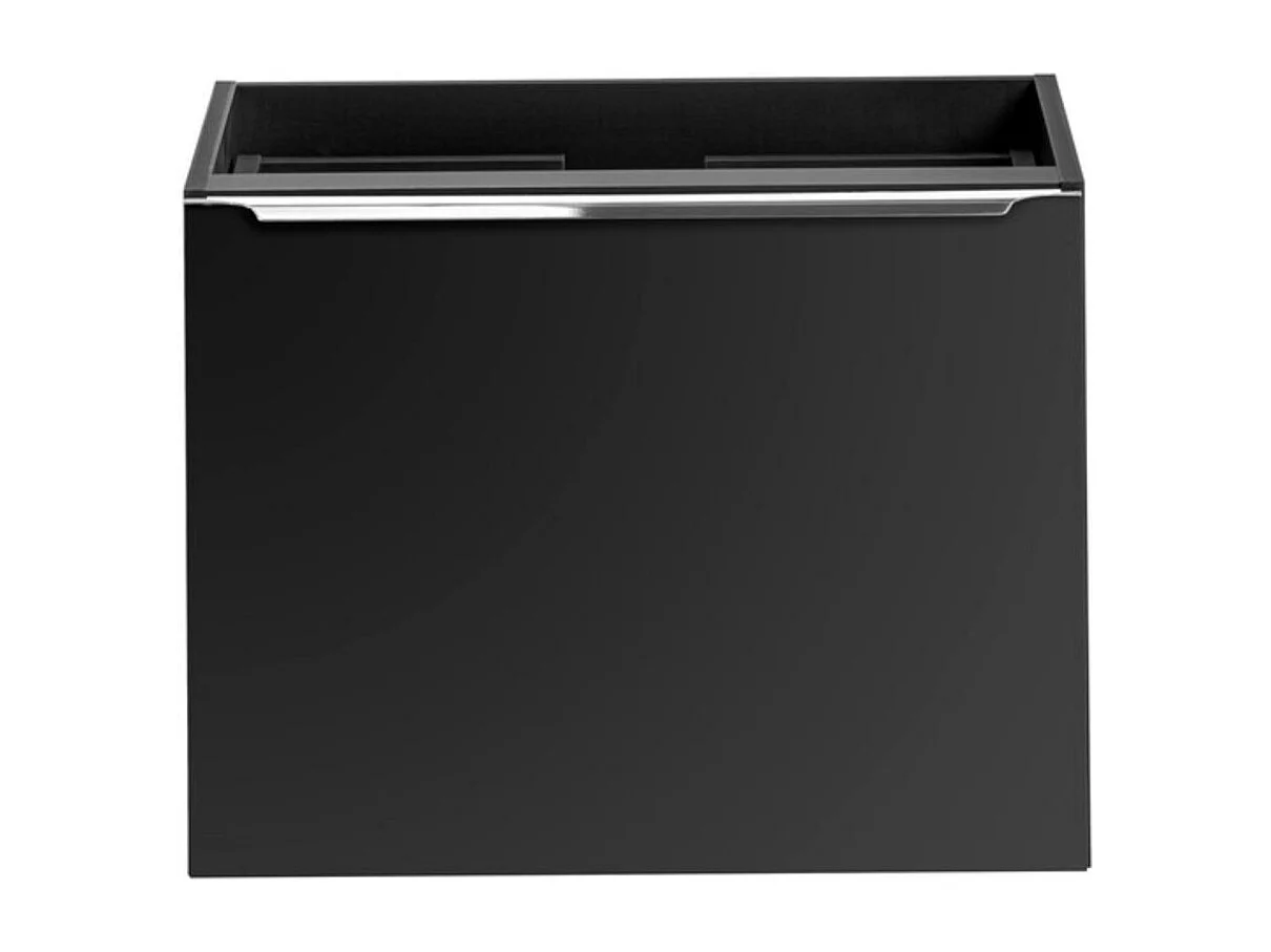 Meubel onder wastafel VANTA 60 cm zwart - Hangend module met 2 laden