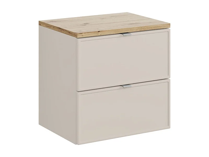 Conjunto para baño BRAZZA: mueble bajo lavabo 60cm + encimera para lavabo