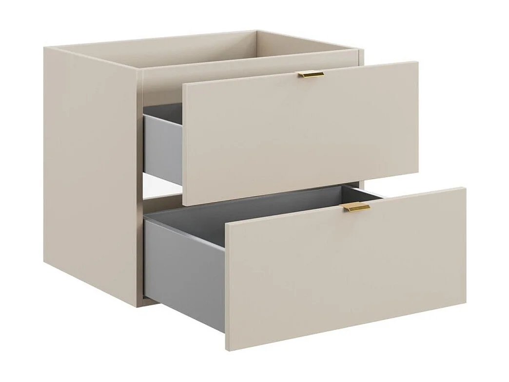 Ensemble de salle de bain BELLA : meuble sous vasque 60cm + plan pour vasque