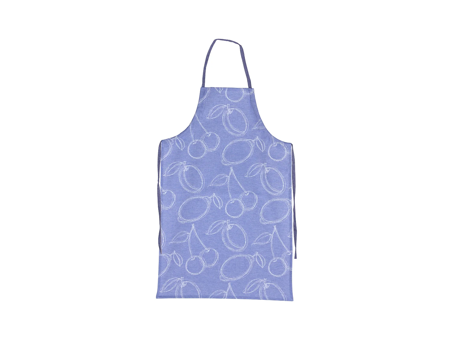 Tablier de cuisine 60x90 cm coton LINE Bleu