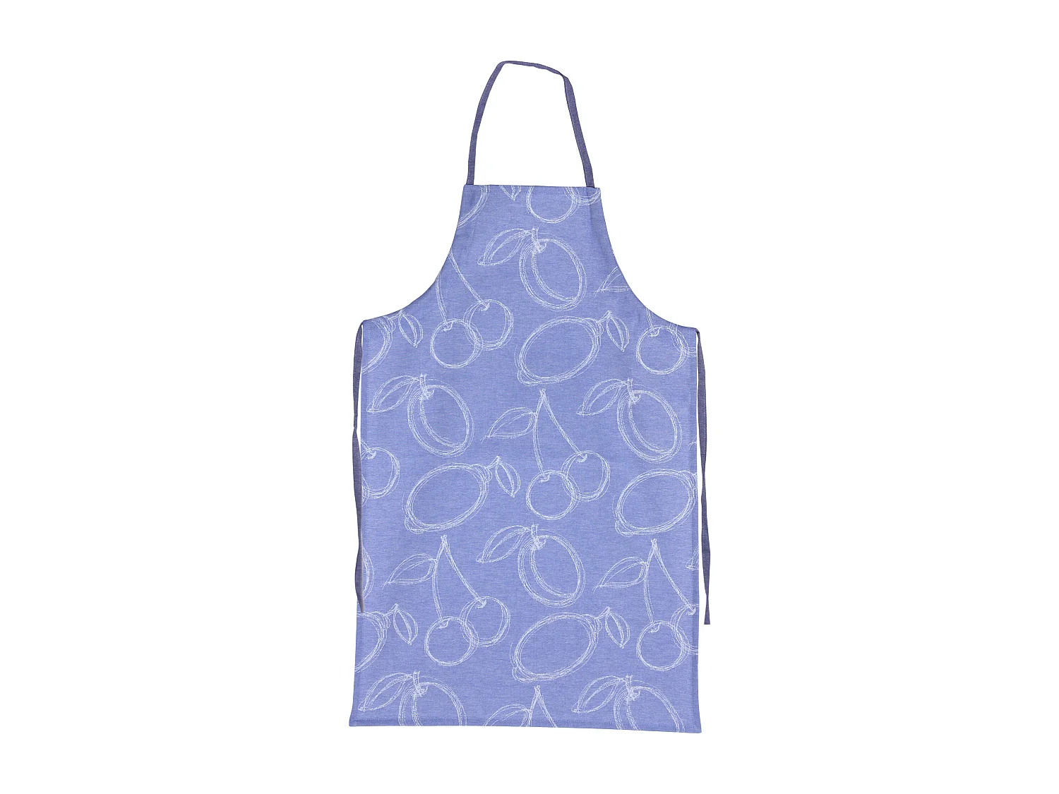 Tablier de cuisine 60x90 cm coton LINE Bleu