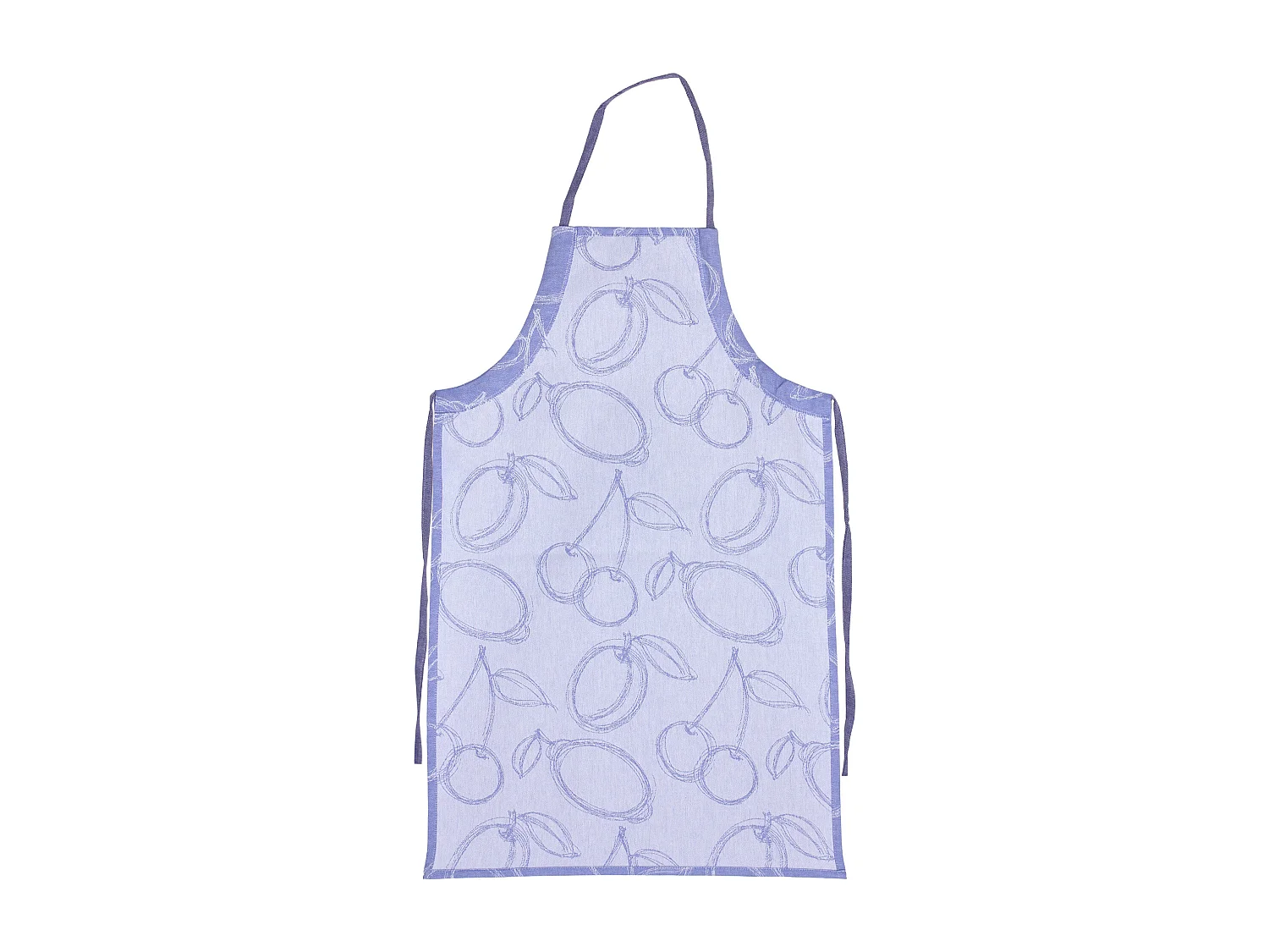 Tablier de cuisine 60x90 cm coton LINE Bleu