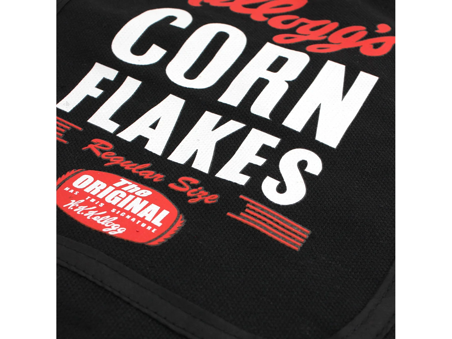 Tablier de cuisine coton Kellogg's CORN FLAKES noir