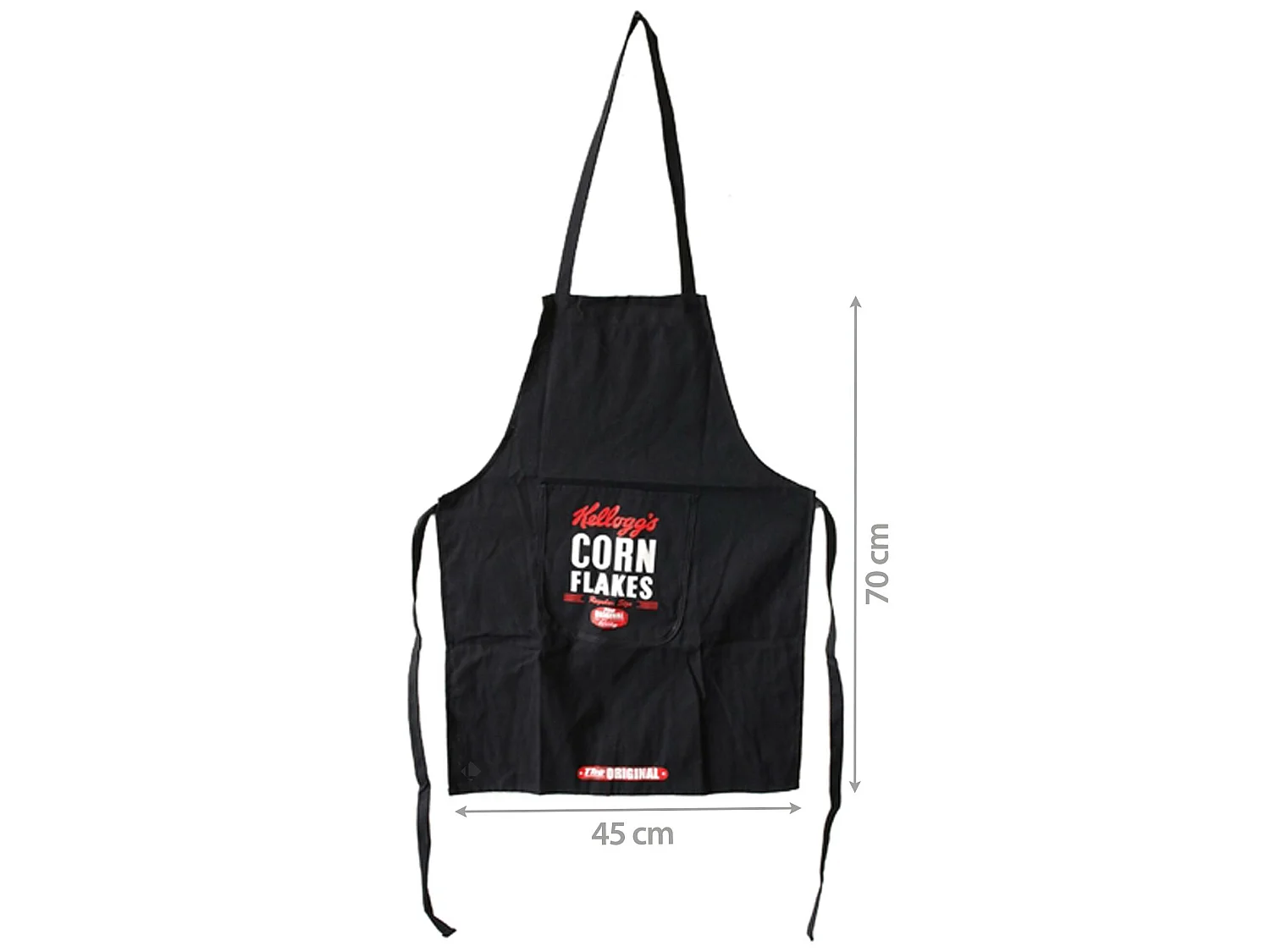 Tablier de cuisine coton Kellogg's CORN FLAKES noir