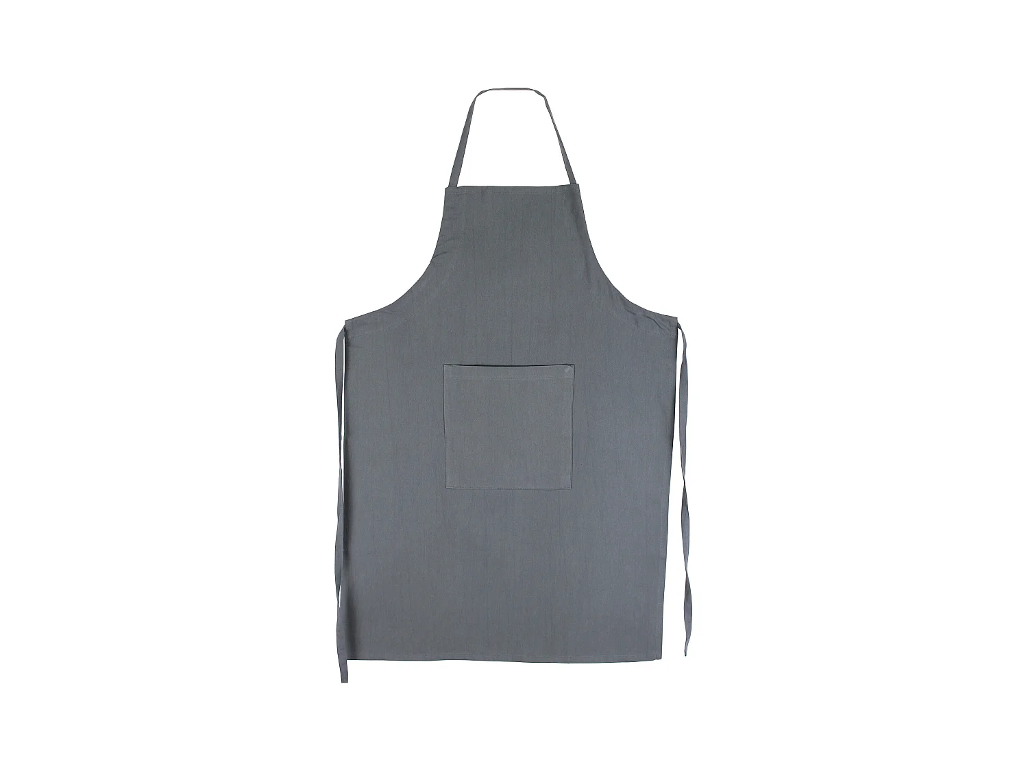 Tablier de cuisine 60x90 cm toile coton PURE KITCHEN APRON Gris