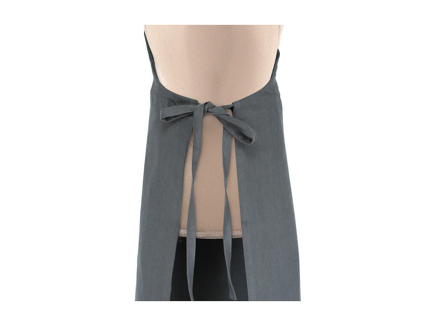 Tablier de cuisine 60x90 cm toile coton PURE KITCHEN APRON Gris