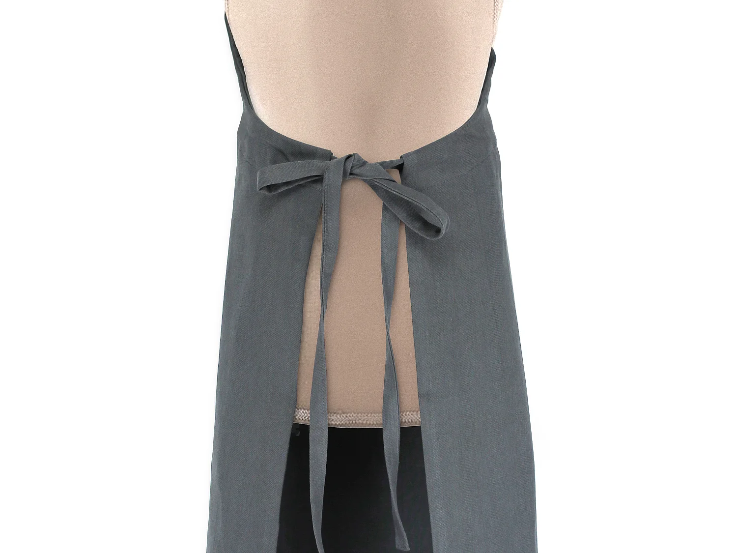 Tablier de cuisine 60x90 cm toile coton PURE KITCHEN APRON Gris