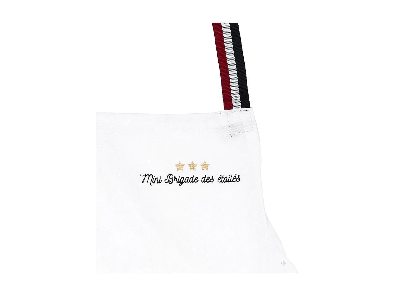 Tablier de cuisine enfant 40x55 cm BRIGADE DES ÉTOILÉS Blanc