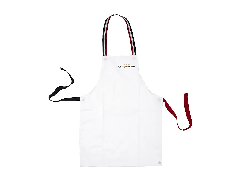 Tablier de cuisine enfant 40x55 cm BRIGADE DES ÉTOILÉS Blanc