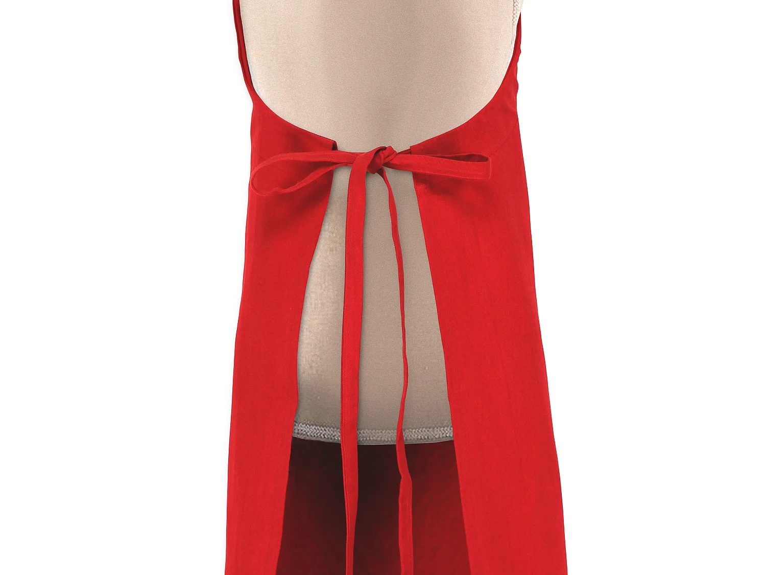 Tablier de cuisine 60x90 cm toile coton PURE KITCHEN APRON Rouge