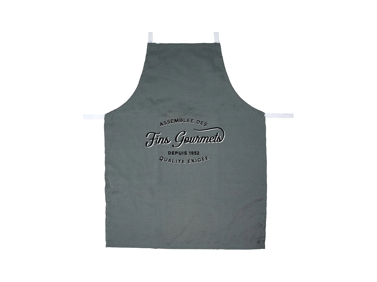 Tablier de cuisine 67x85 cm BRIGADE RAFFINÉ Vert gris