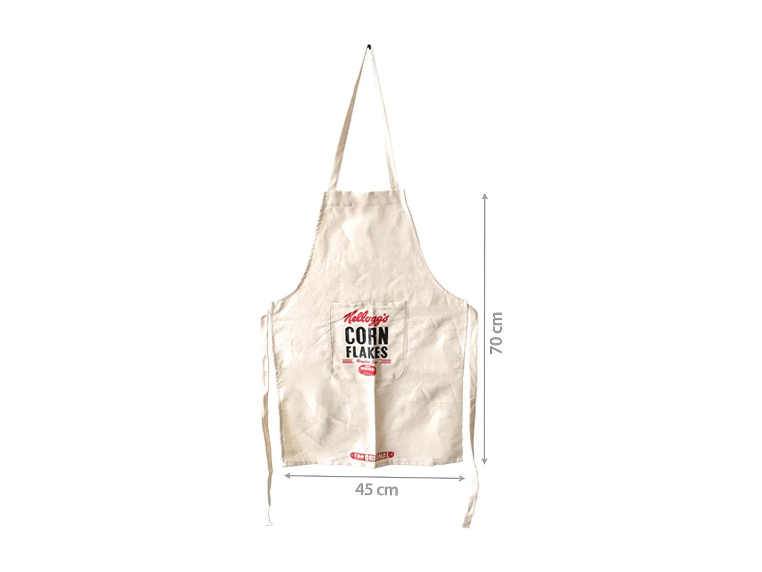 Tablier de cuisine coton CORN FLAKES beige