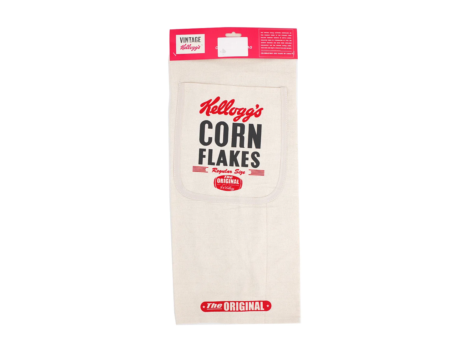 Tablier de cuisine coton CORN FLAKES beige
