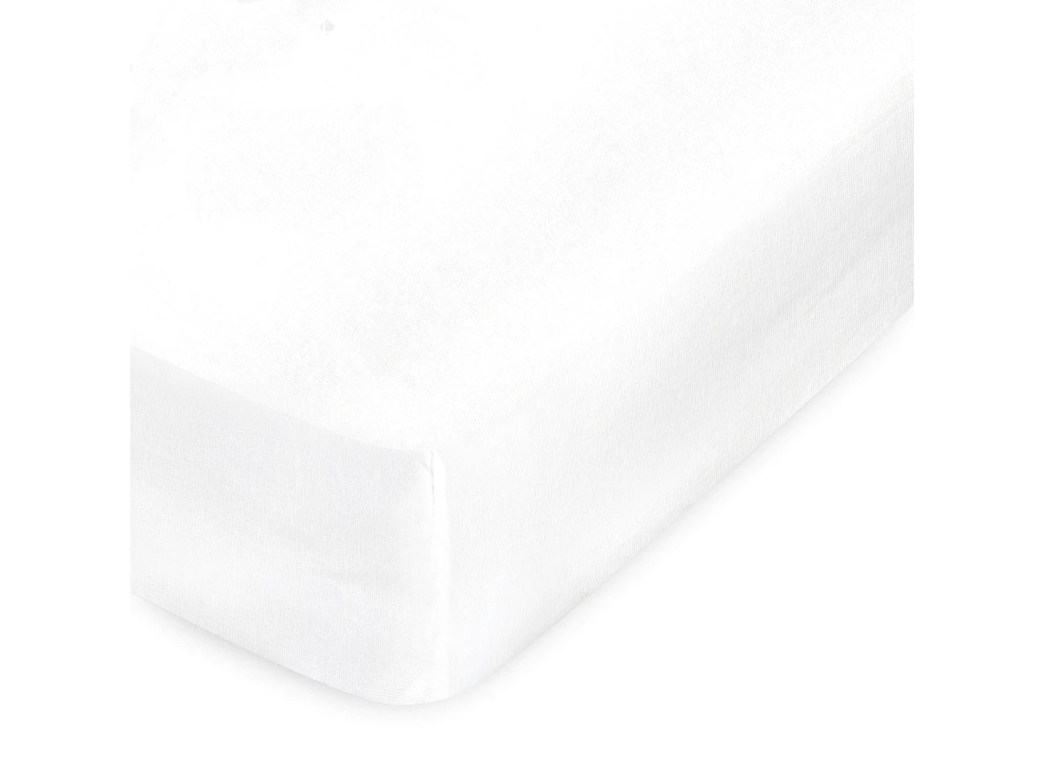 Protège matelas 160x200 cm Bonnet 40cm AUBIN coton gratté 2 faces environ 220g/m²
