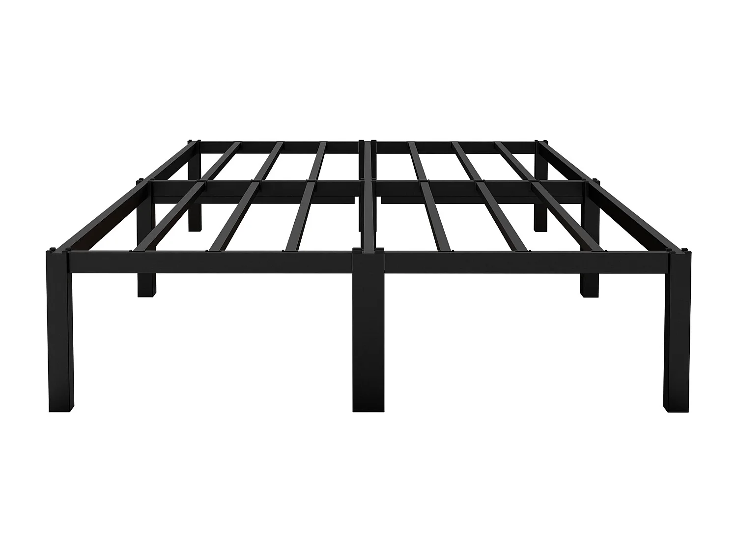 Rete a doghe in acciaio nero camera da letto moderna 120x200 cm ML-DESIGN