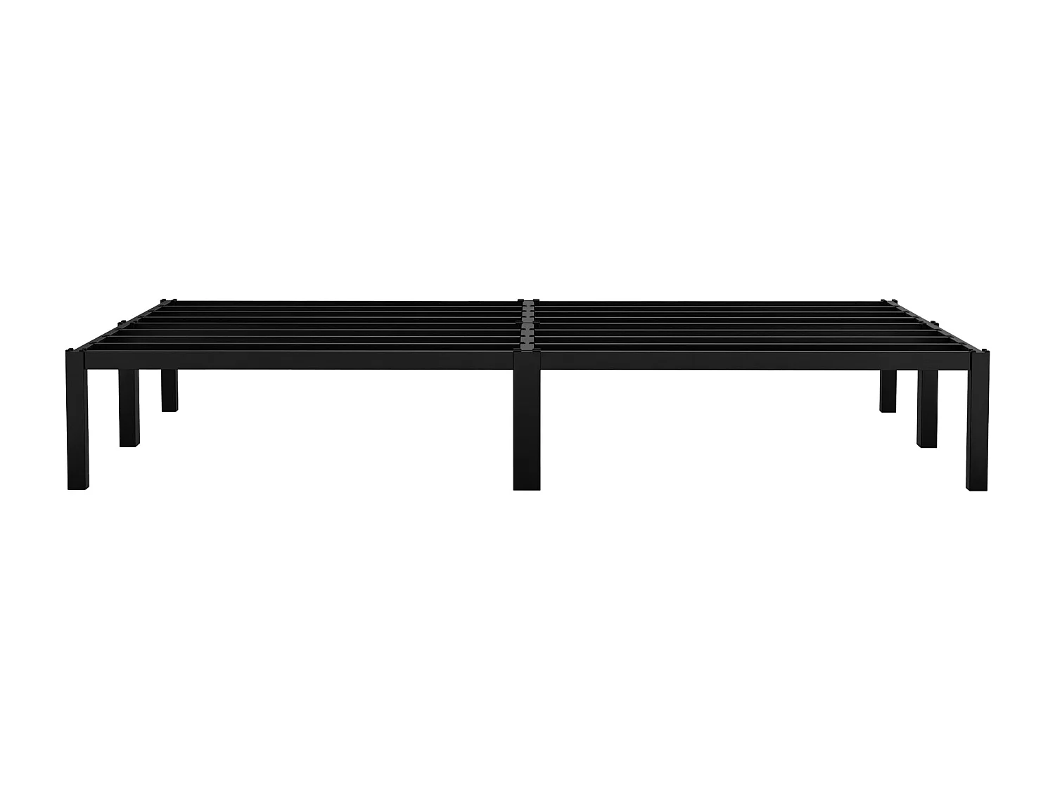 Rete a doghe in acciaio nero camera da letto moderna 120x200 cm ML-DESIGN