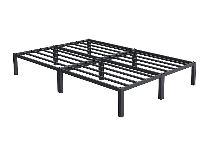 Rete a doghe in acciaio antracite camera da letto 140 x 200 cm ML-DESIGN