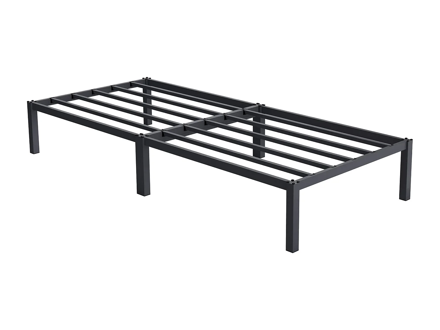 Rete in acciaio a doghe antracite camera da letto 90 x 200 cm ML-DESIGN