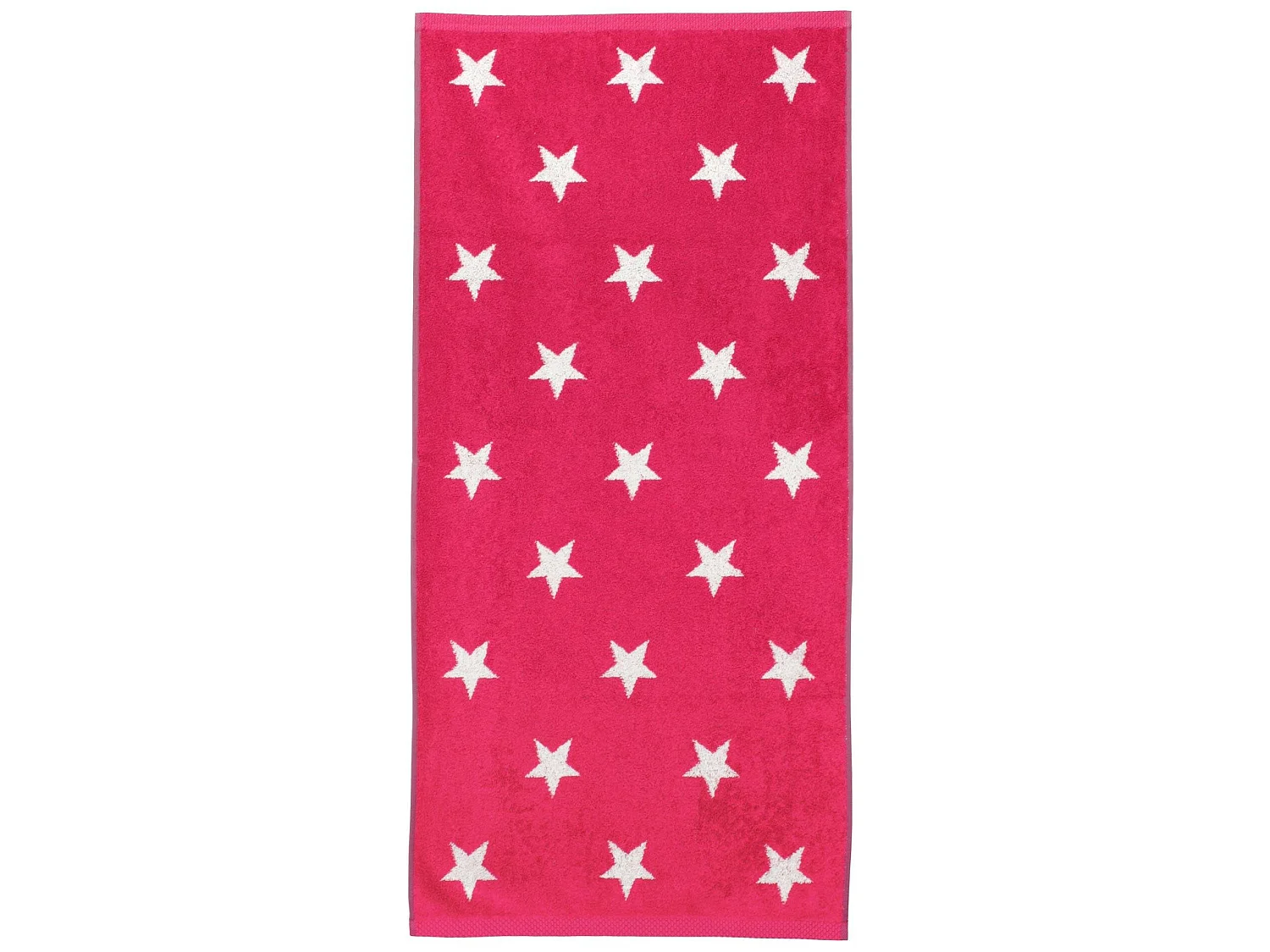 Serviette de toilette 50x100 cm coton 480 g/m2 STARS Rose