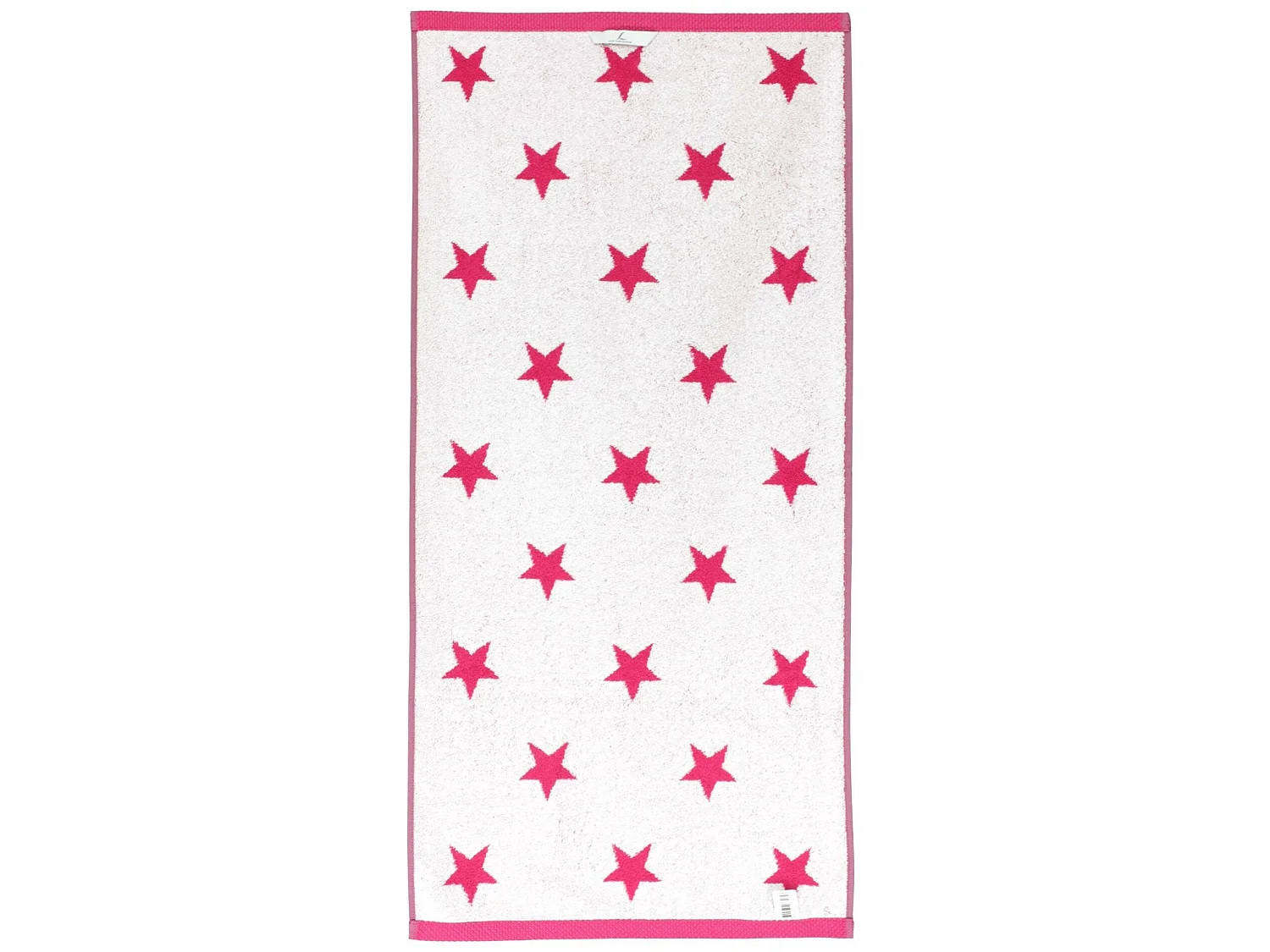 Serviette de toilette 50x100 cm coton 480 g/m2 STARS Rose