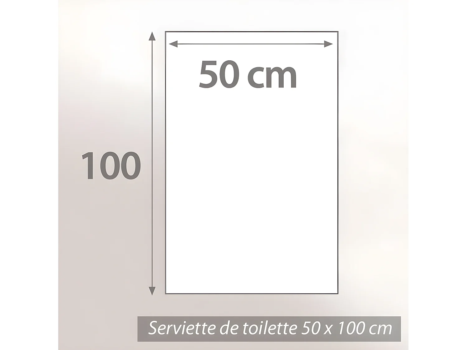 Serviette de toilette 50x100 cm coton 480 g/m2 STARS Rose