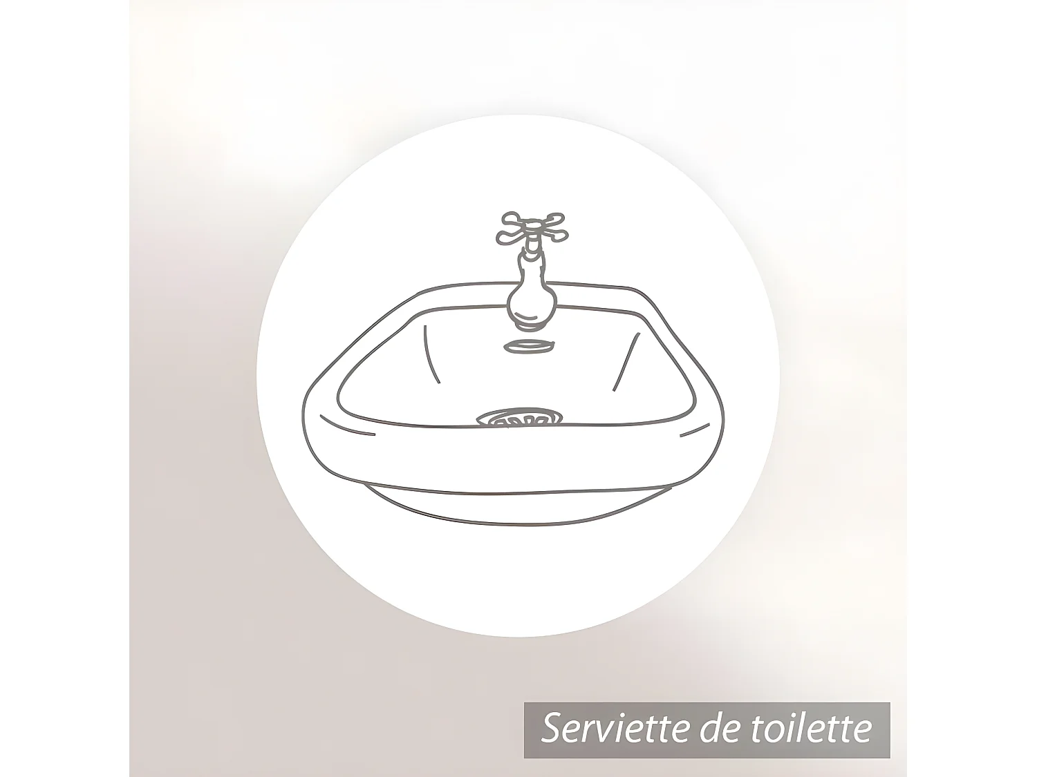 Serviette de toilette 50x100 cm coton 480 g/m2 STARS Rose