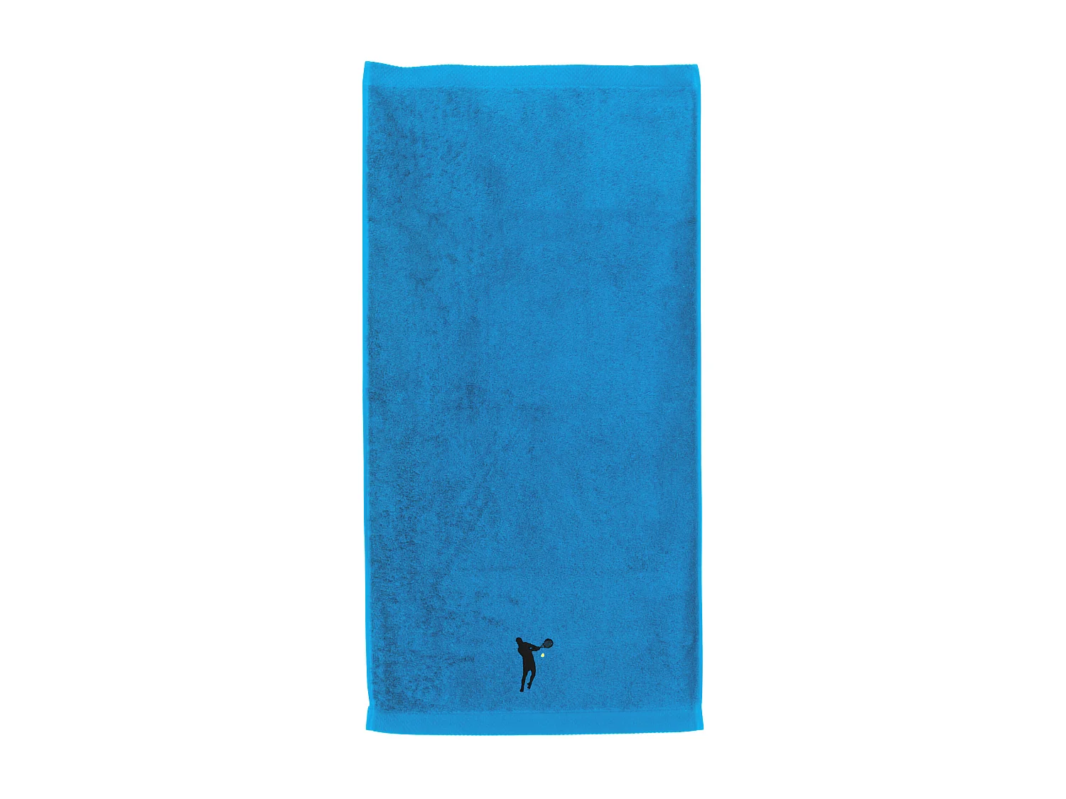 Serviette de toilette 50x100 cm coton 550 g/m2 PURE TENNIS Bleu Turquoise