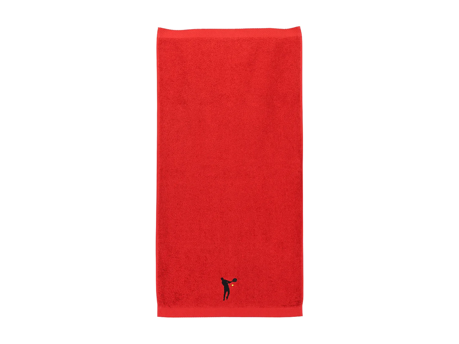 Serviette de toilette 50x100 cm coton 550 g/m2 PURE TENNIS Rouge