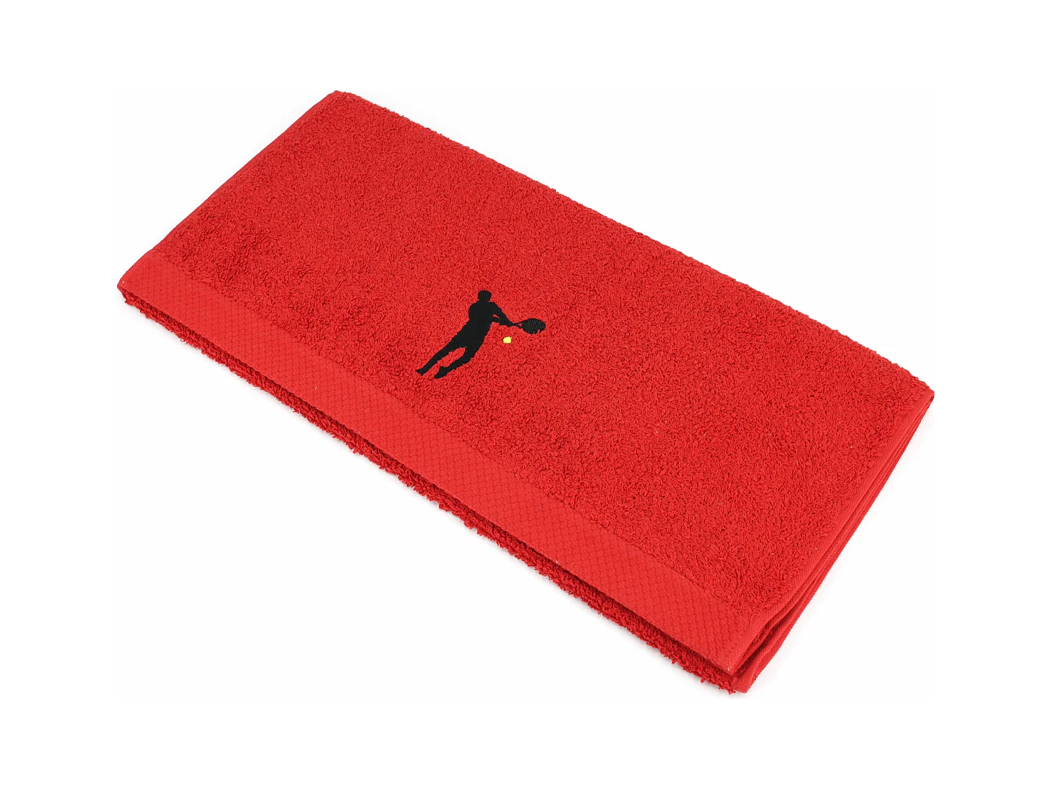 Serviette de toilette 50x100 cm coton 550 g/m2 PURE TENNIS Rouge