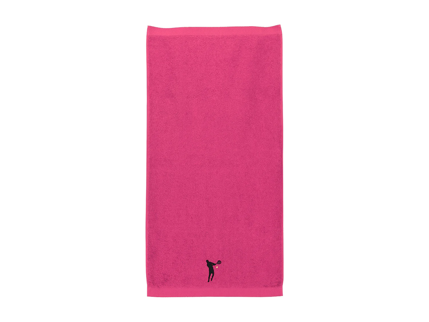 Serviette de toilette 50x100 cm coton 550 g/m2 PURE TENNIS Rose Fuchsia