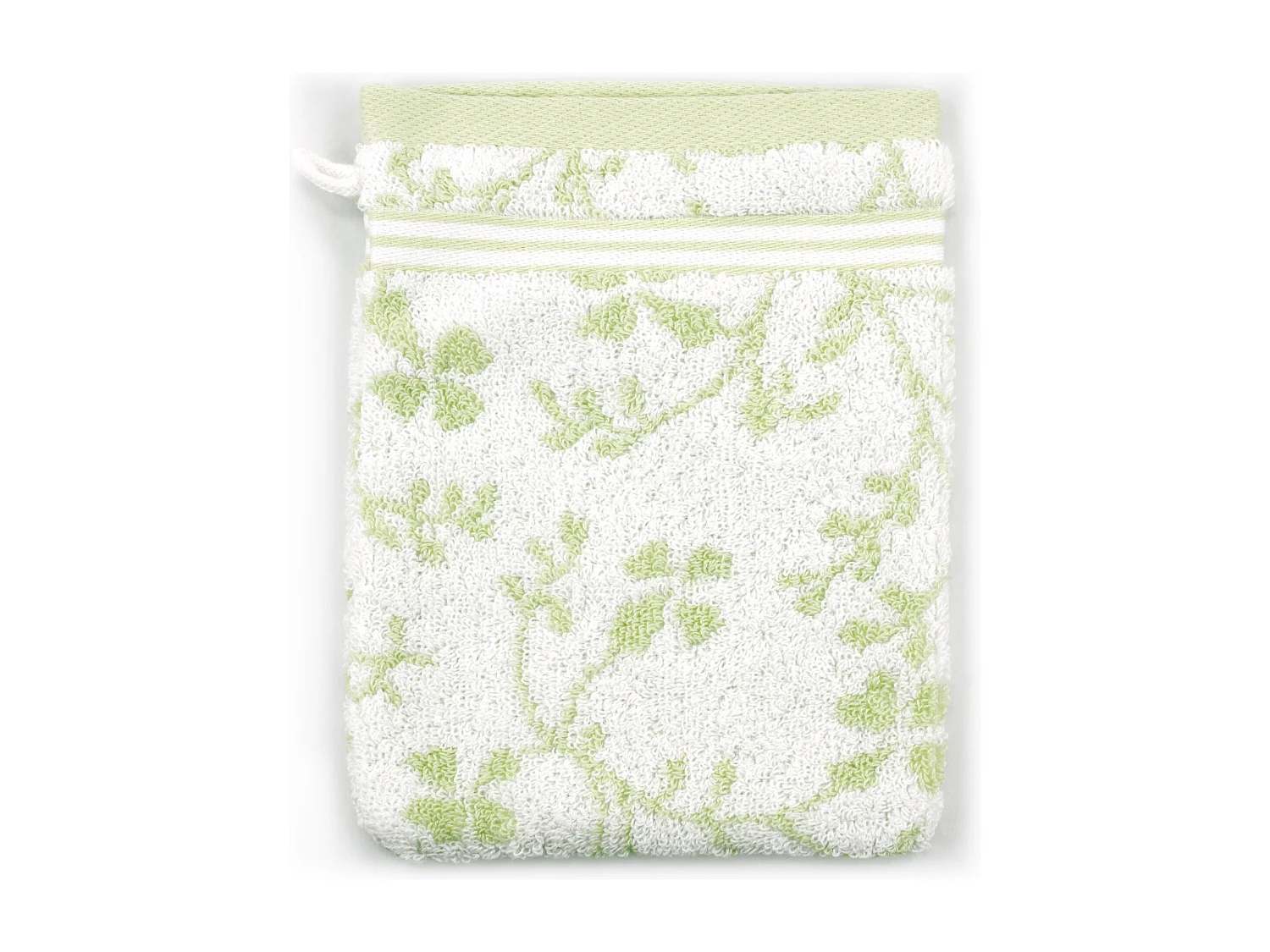Parure de bain 5 pièces VINTAGE FLORAL Vert 550 g/m2