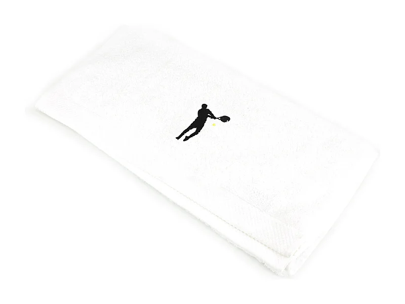Serviette de toilette 50x100 cm coton 550 g/m2 PURE TENNIS Blanc