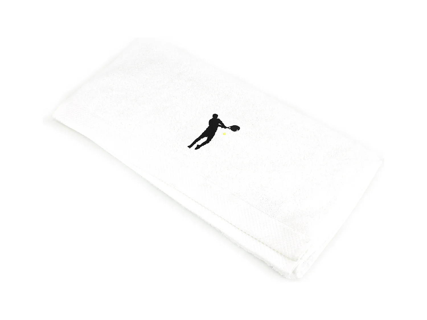 Serviette de toilette 50x100 cm coton 550 g/m2 PURE TENNIS Blanc