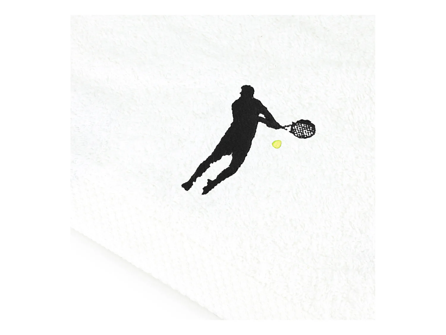 Serviette de toilette 50x100 cm coton 550 g/m2 PURE TENNIS Blanc