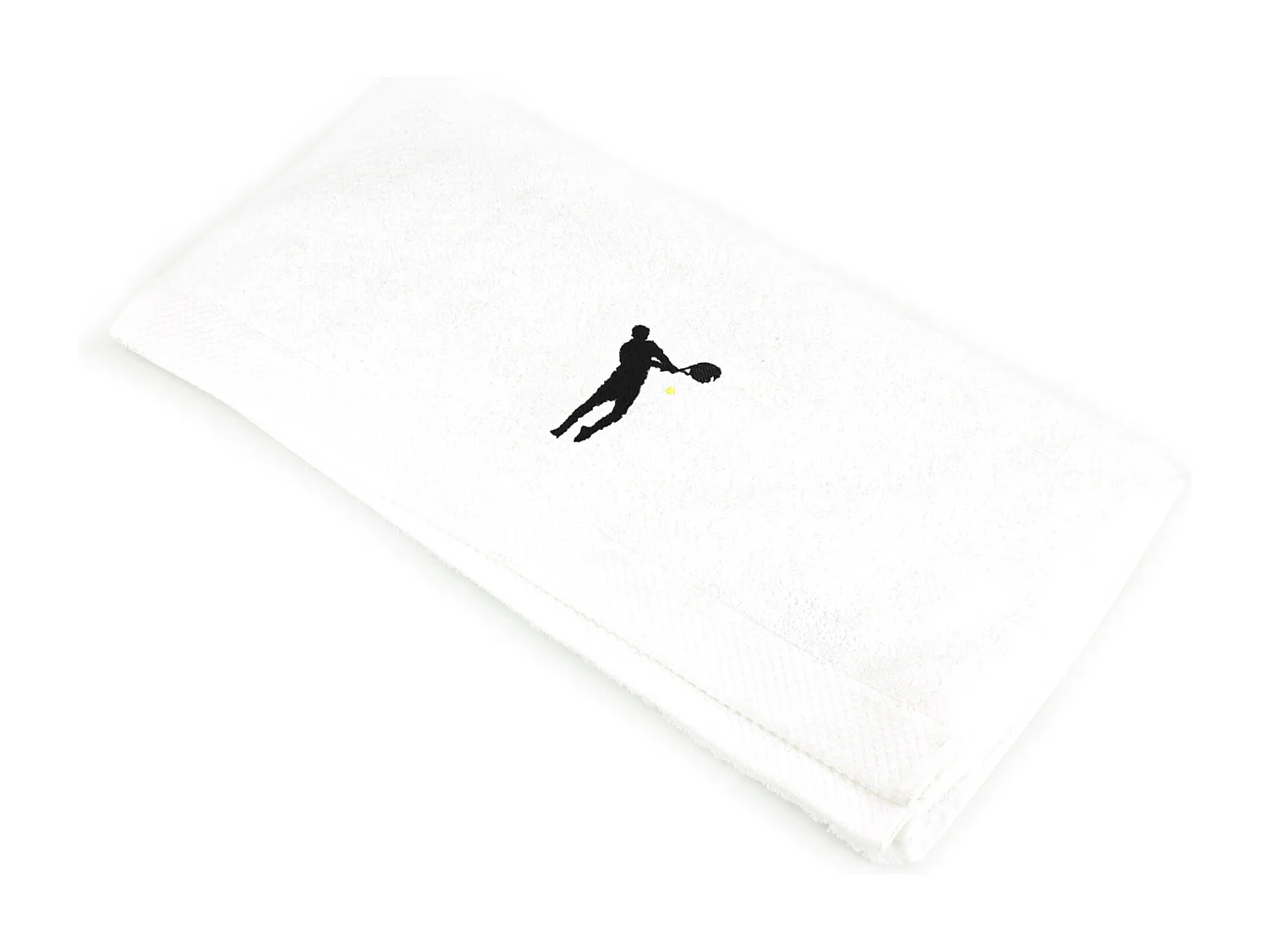 Serviette de toilette 50x100 cm coton 550 g/m2 PURE TENNIS Blanc