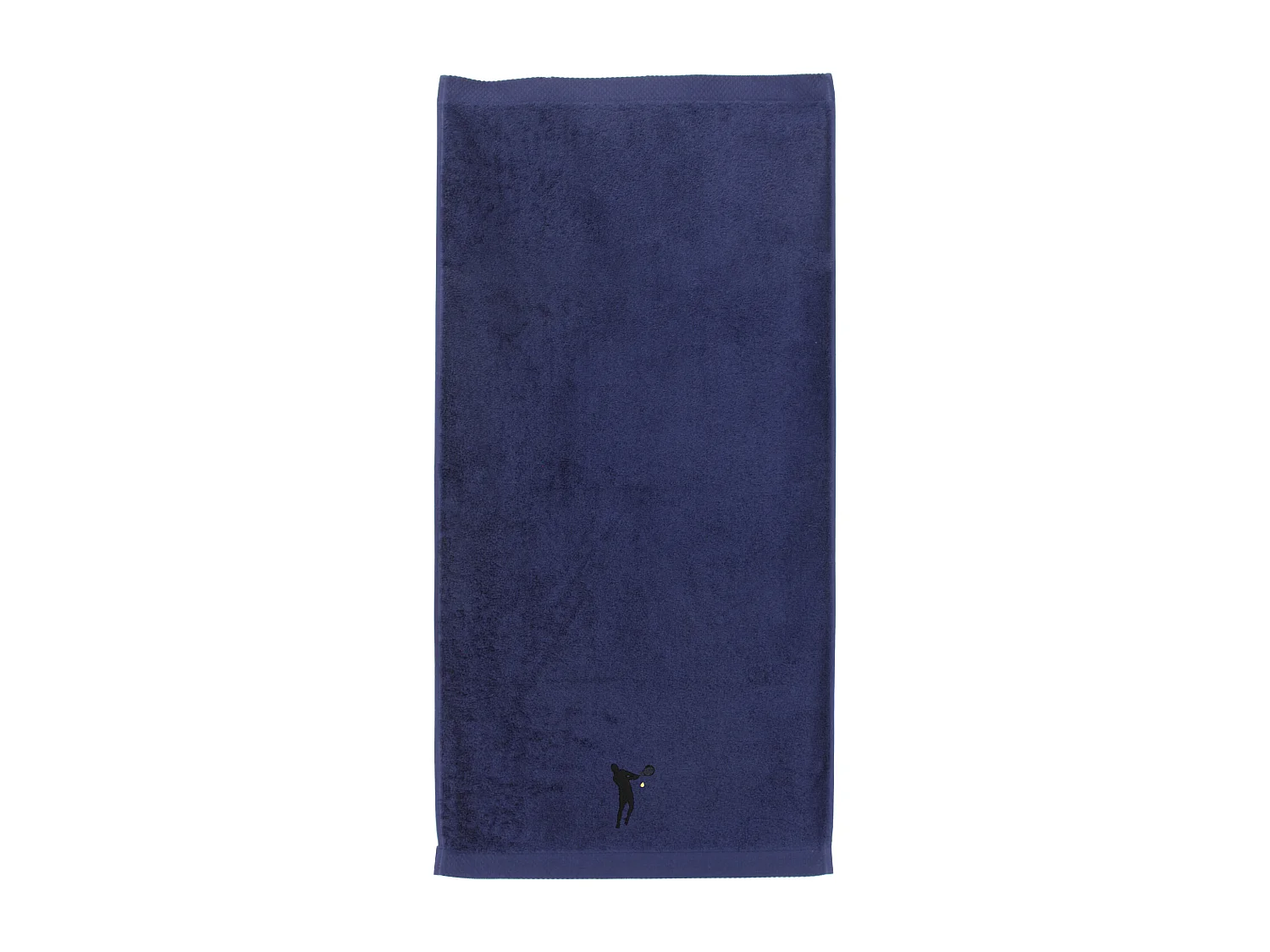 Serviette de toilette 50x100 cm coton 550 g/m2 PURE TENNIS Bleu Marine