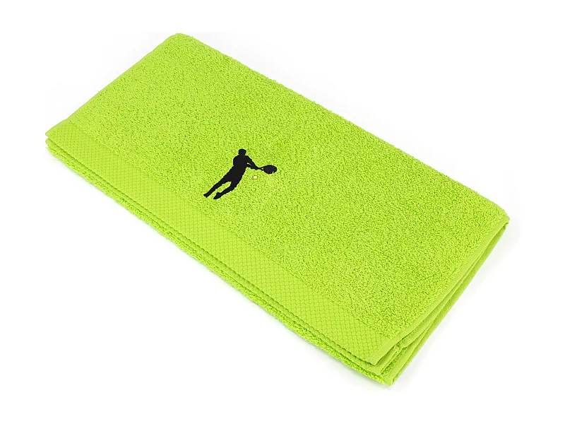 Serviette de toilette 50x100 cm coton 550 g/m2 PURE TENNIS Vert Pistache