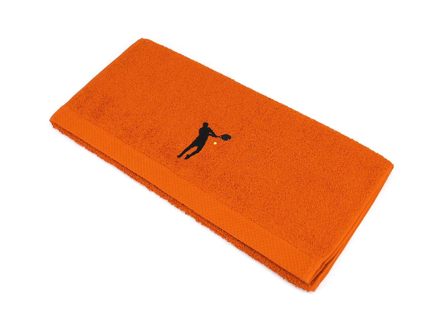 Serviette de toilette 50x100 cm coton 550 g/m2 PURE TENNIS Orange Butane