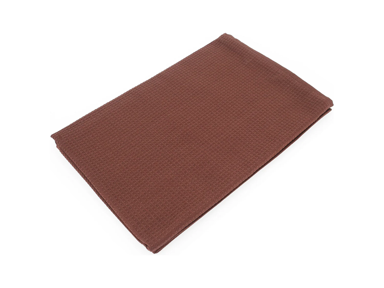 Drap de bain 90x160 cm nid d'abeille PURE WAFFLE 300 g/m² marron